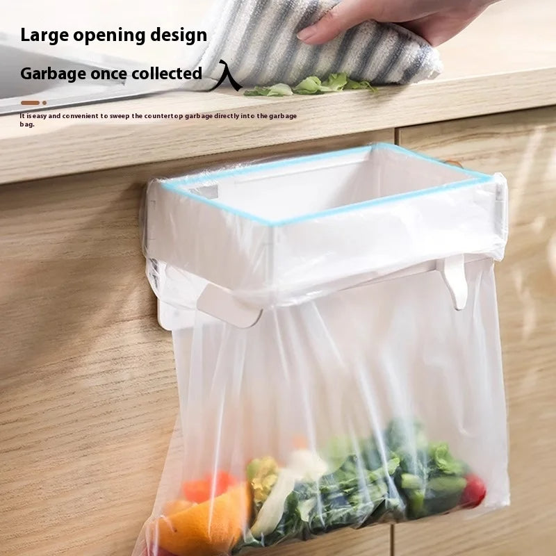Diseño 2 en 1: Porta Bolsas de basura y toallero